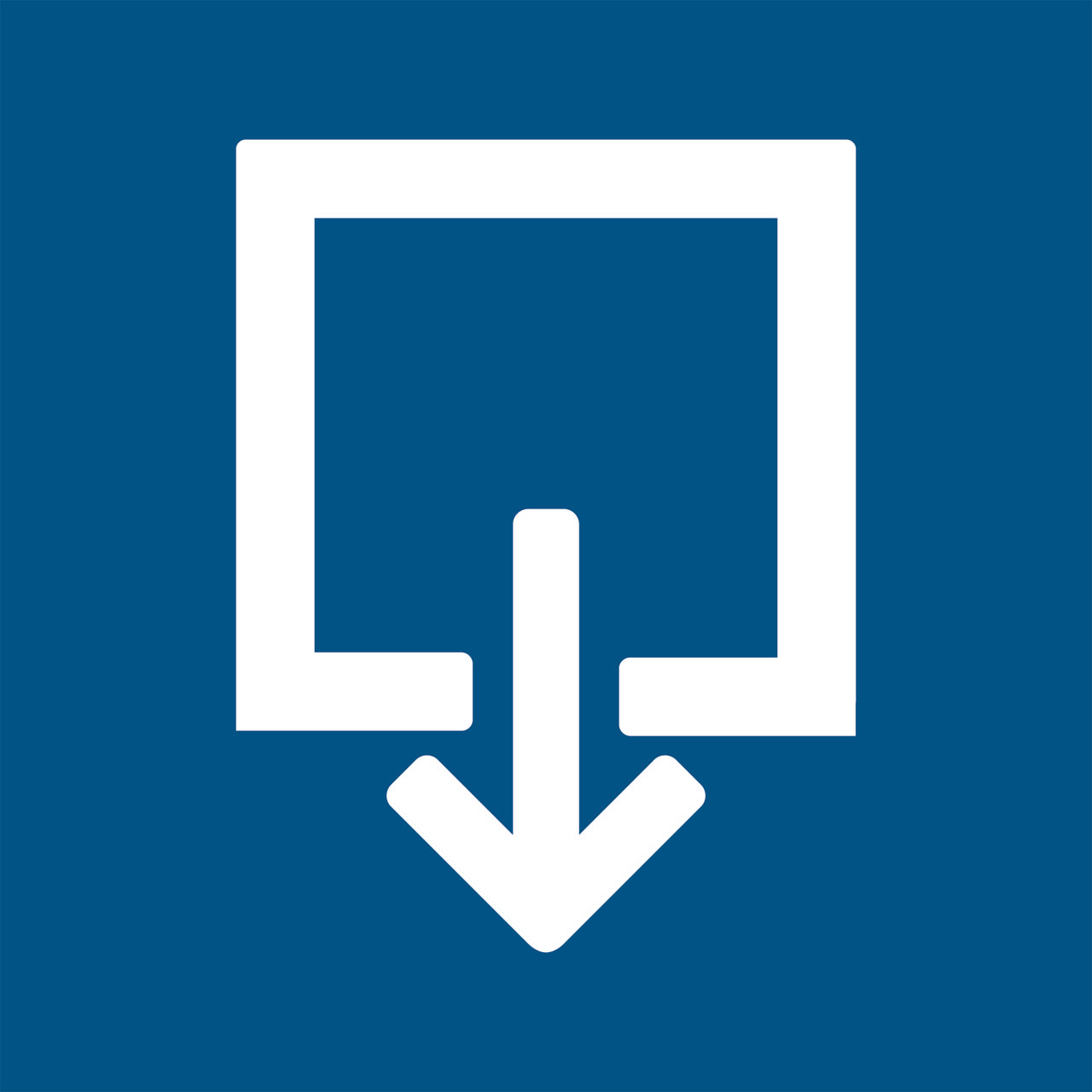 Udgangsskilt, 150 x 150 mm