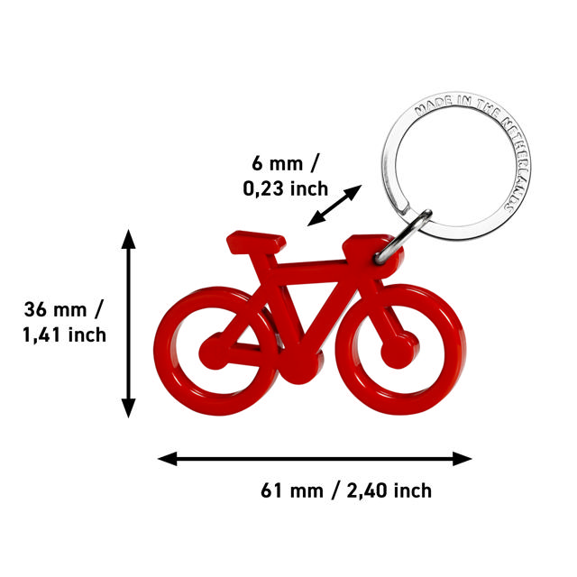 Cykel nøglering, genanvendt 