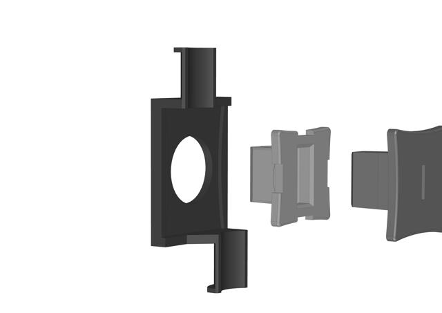 Tilbehør til T-CLIP, Kabelholder