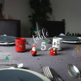 Bordnummerskilt i akryl, der kan tilpasses, runde