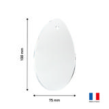 Påskeæg i akryl, der kan tilpasses