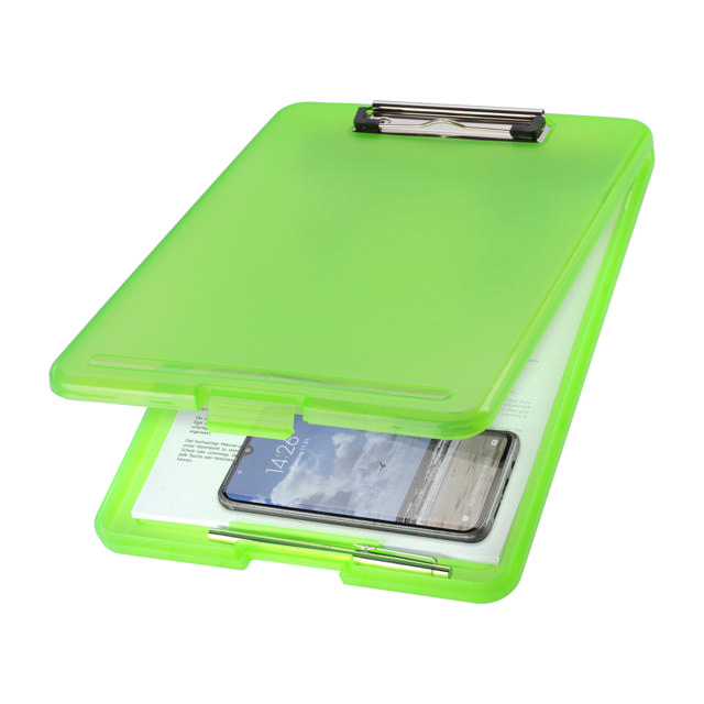 Clipboard med opbevaringsrum, A4
