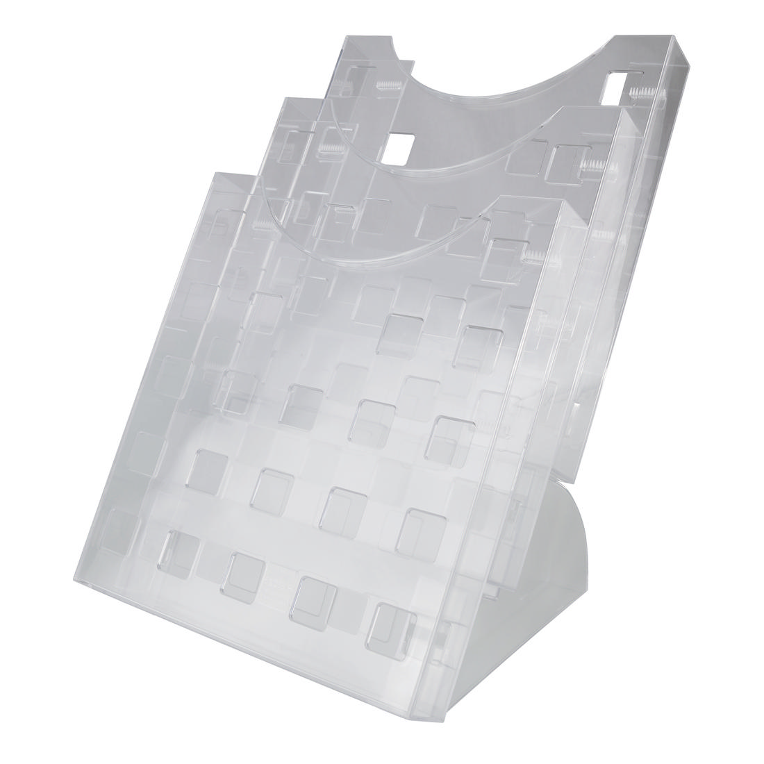 Grid Desk Leaflet Organiser, 3 rum, A4