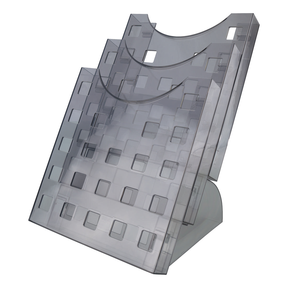Grid Desk Leaflet Organiser, 3 rum, A4