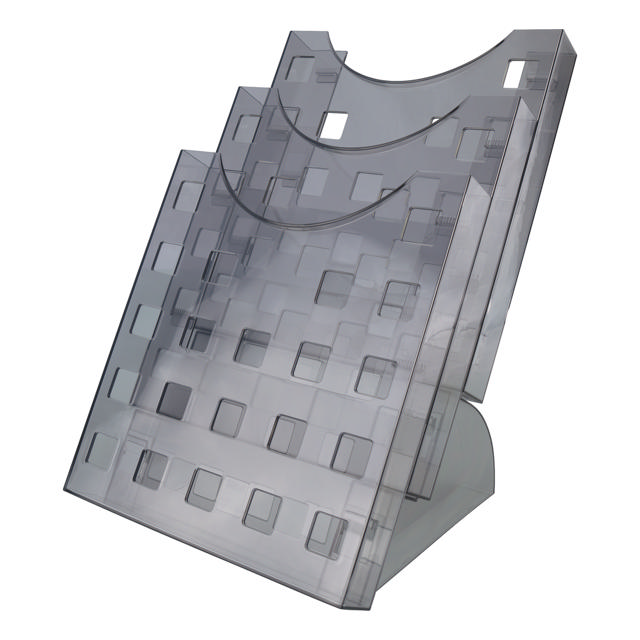 Grid Desk Leaflet Organiser, 3 rum, A4
