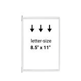 Tarifold Pivoting Pockets for Wall, Desk or Rotary Systems - 10 White Pockets