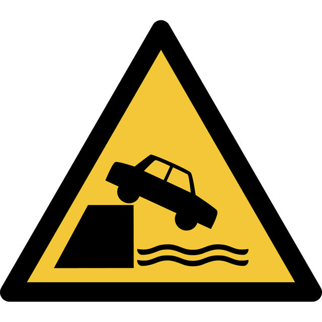 Advarsel Ubeskyttet kant