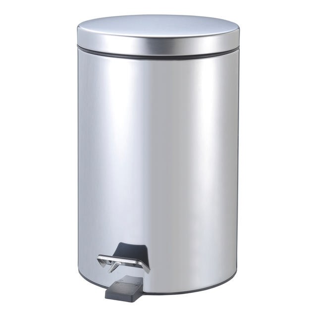 Pedalspand, Rustfrit Stål, 12L